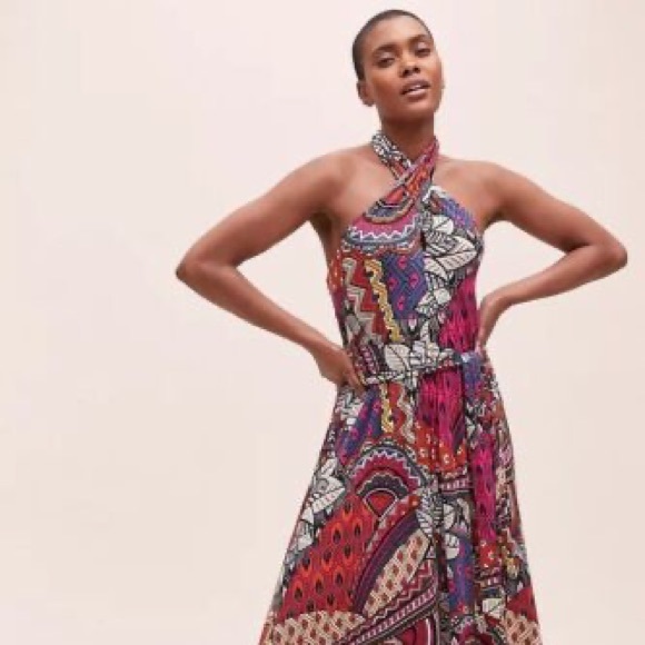 Anthropologie Maeve Cynthia Halter Dress - Picture 2 of 16